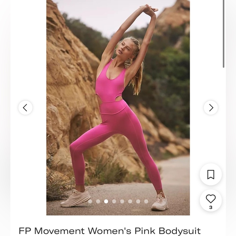 FP Movement Pink Leggings for Active Performance